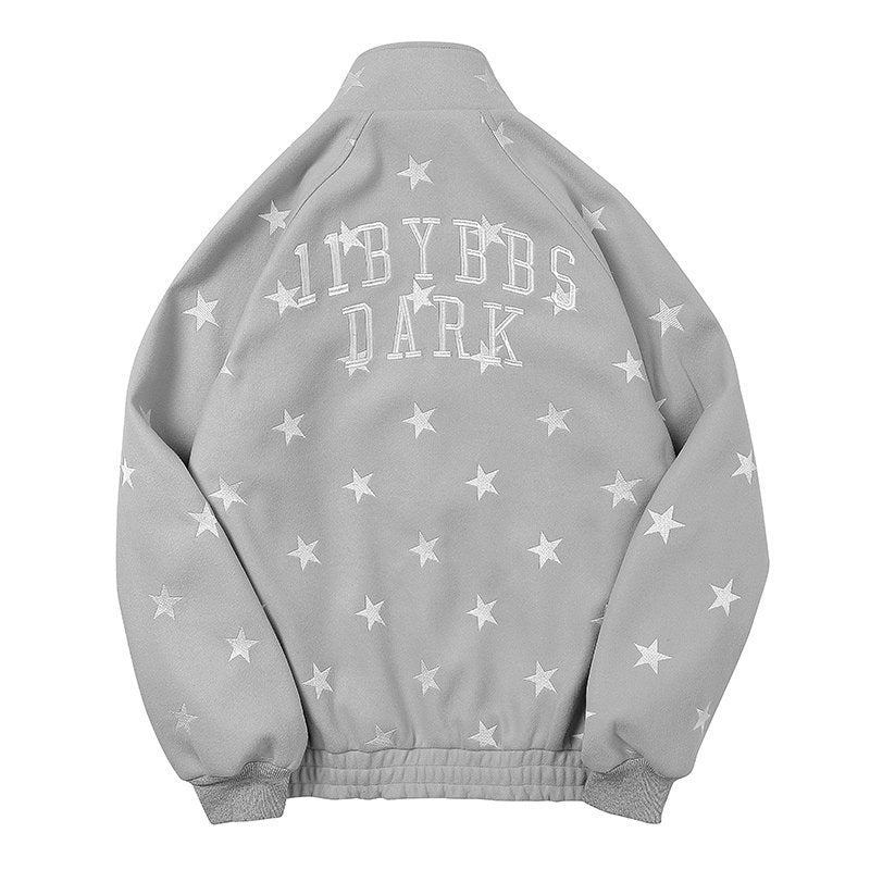 Autumn New Cardigans Star Hoodie Men Loose