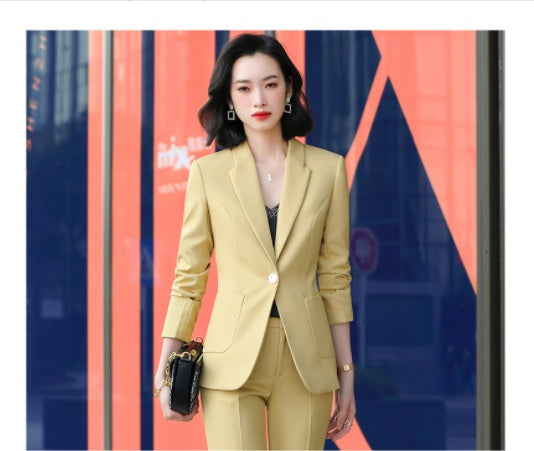 Spring And Autumn Fashion Temperament Commuter Women's Suits