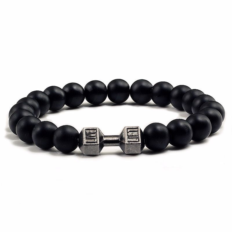 Natural Volcanic Stone Beads Bracelets Black Lava Men Women Bracelet Aromatherapy Essential Oil Diffuser Bangle