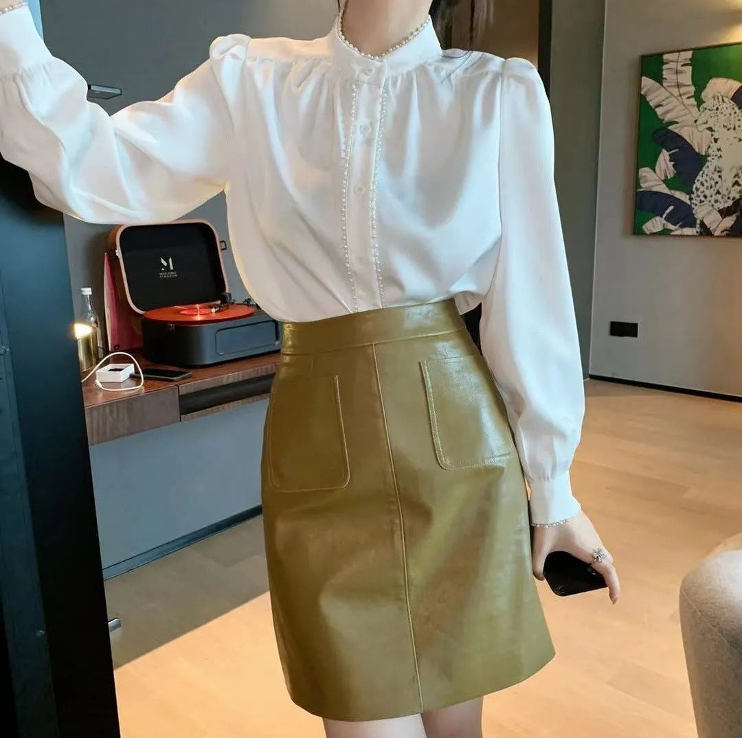 Fashion Age-reducing Temperament Small Men Shirts Skirts Women's Suits