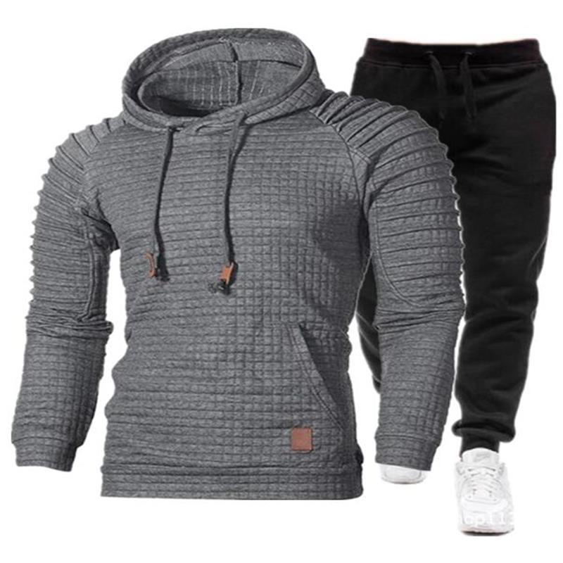 Jacquard Suit Hip-hop Hooded Sports Sweatshirt