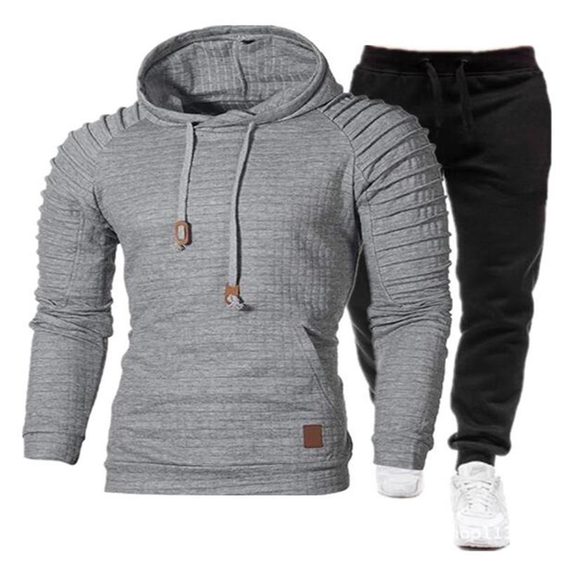 Jacquard Suit Hip-hop Hooded Sports Sweatshirt