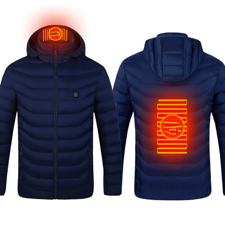 New Heated Jacket Coat USB Electric Jacket Cotton Heater Thermal Clothing Heating Vest