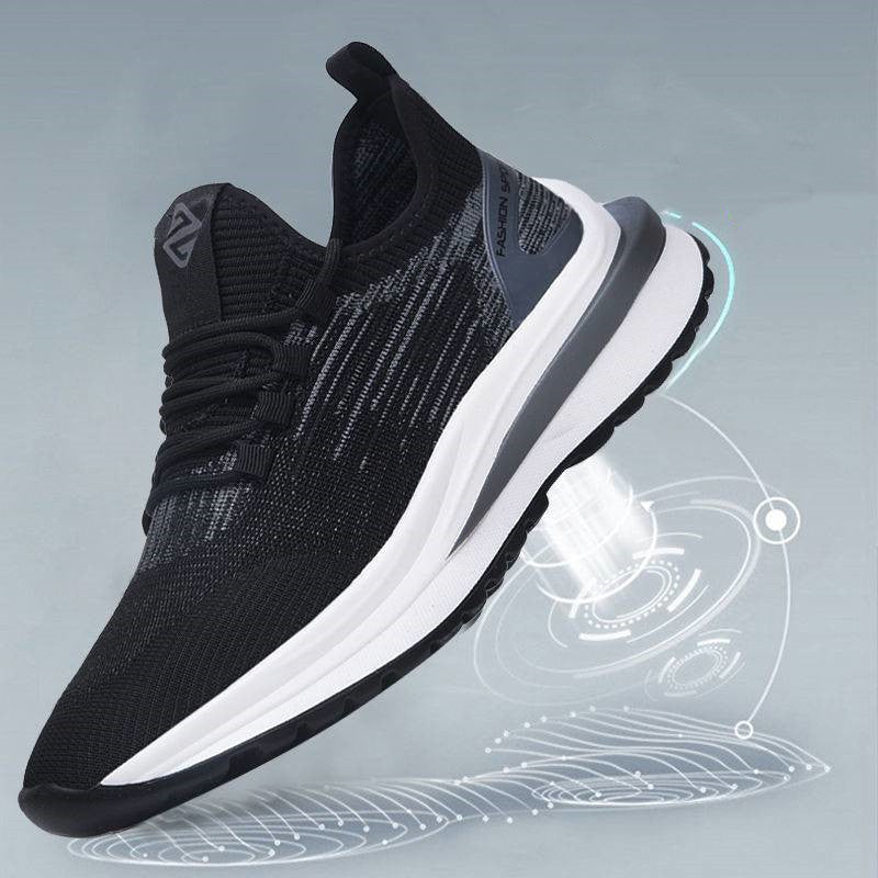 Trend Wild Casual Running Soft Bottom Breathable Lightweight Vibration Shoes Men