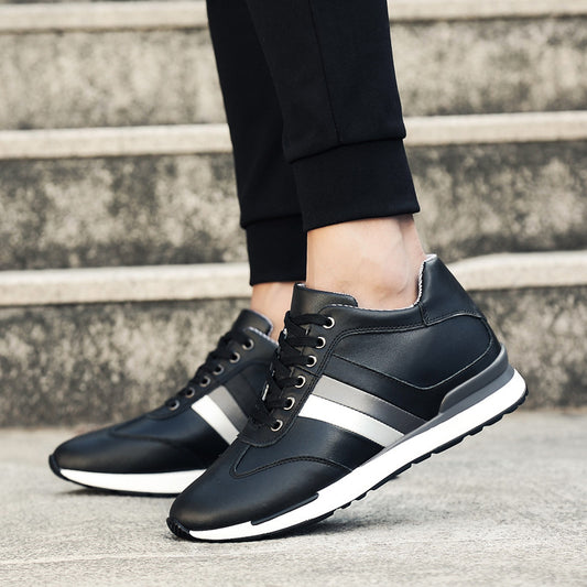 Men's Invisible Elevated Casual Leather Shoes