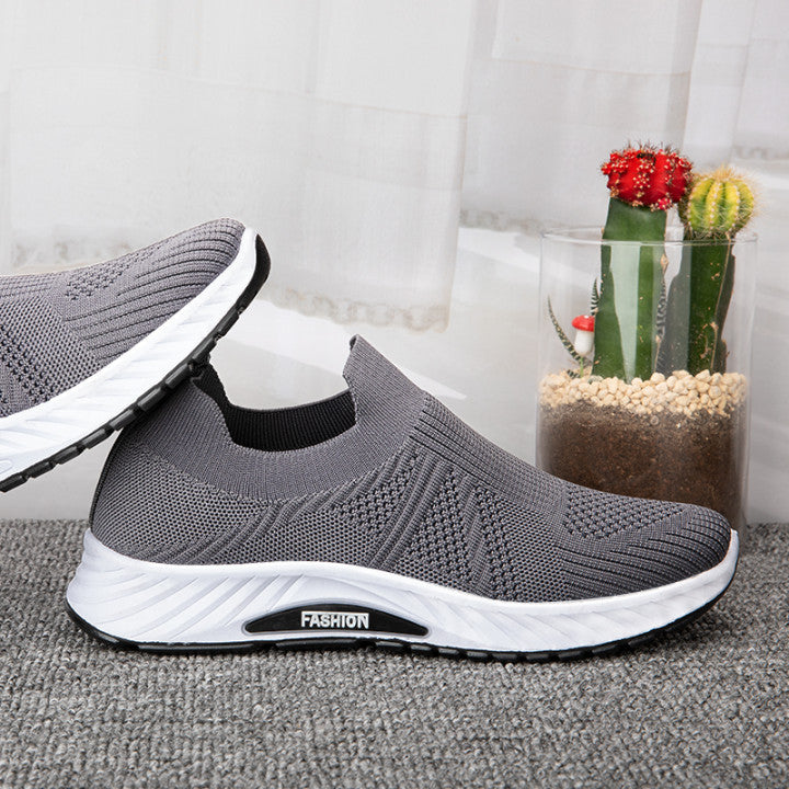 Mesh Breathable Fly Knit Sneaker Soft Sole