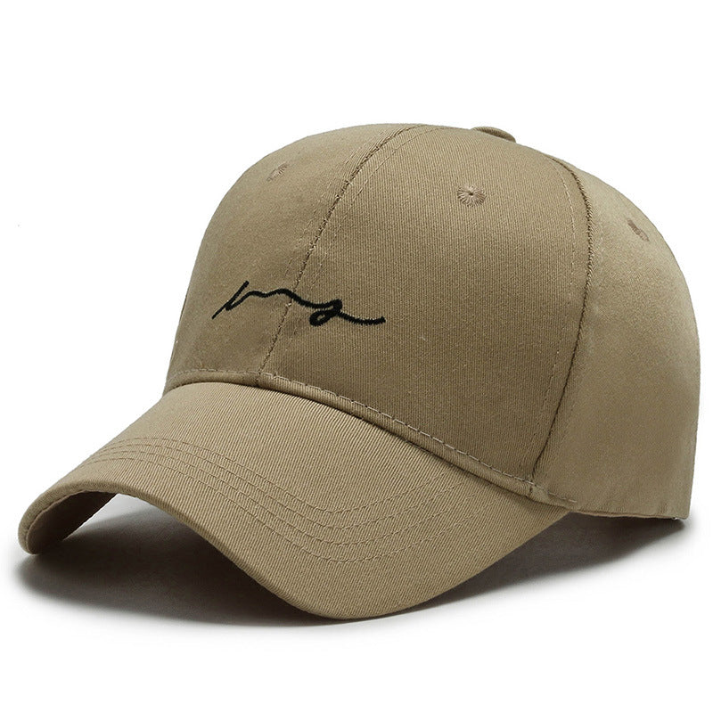 Casual Sunshade Letter Curved Brim Hat