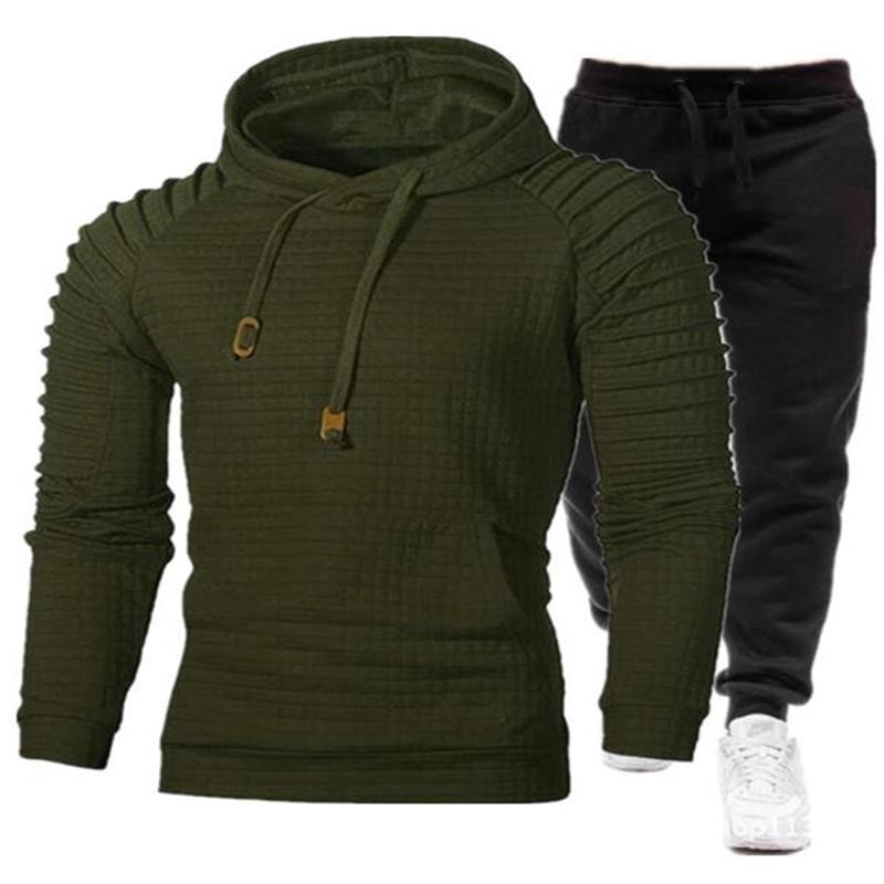 Jacquard Suit Hip-hop Hooded Sports Sweatshirt