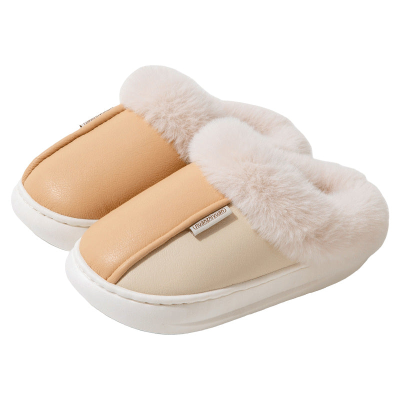 Women's Winter Indoor Non-slip Warm Cotton Slippers