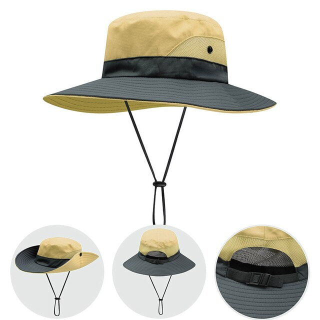 Summer Sun Hat Wide Brim UV Protection