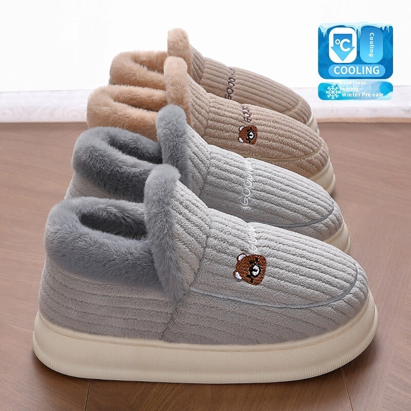 Men's Thick Cotton Slippers