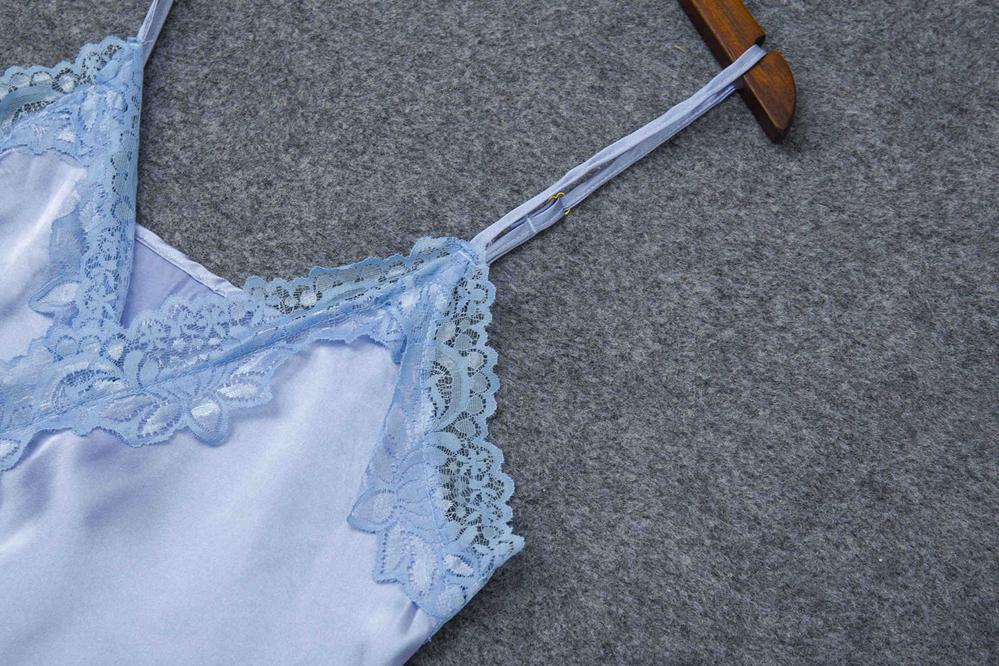 Women's Elastic Satin Nightdress Lingerie Home Pajamas Lingerie Product information: Fabric name: Satin Color: black, silver Main fabric composition: Polyester Fiber (polyester) Size: S,M,L,XL,XXL,XXXL Applicable Gender: Female Size： Note: 1. Asian sizes