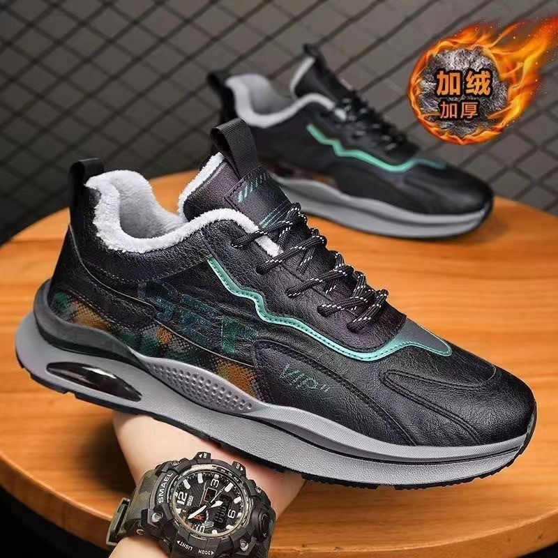 Men's Leather Surface Sports Running Shoes