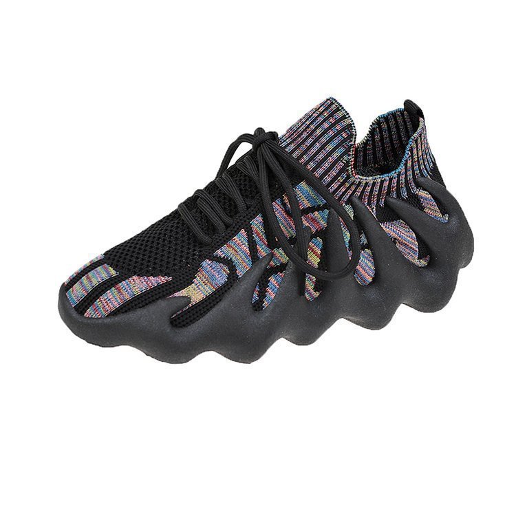 Casual Fly Woven Mesh Breathable Volcanic Socks Shoes Trend Running Sneakers