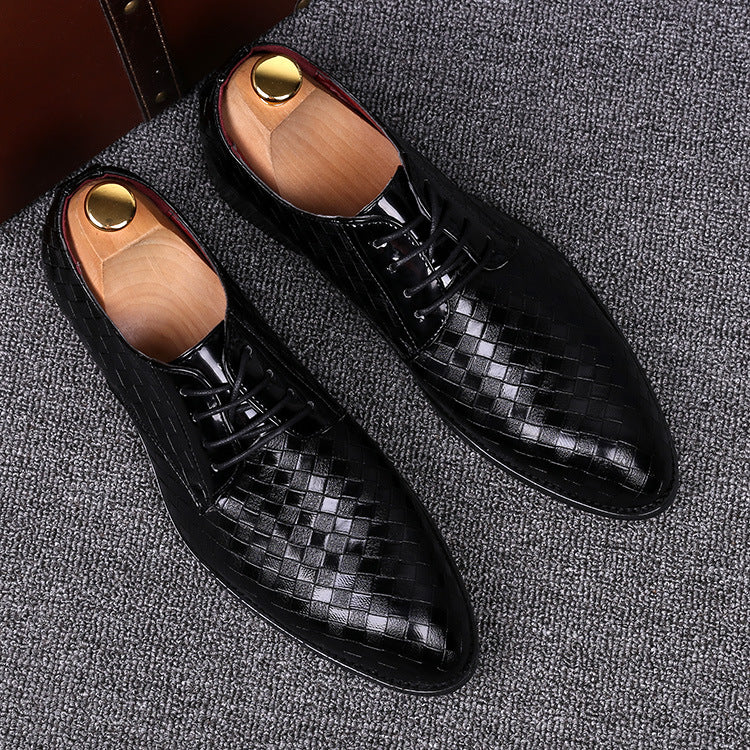 Men's Trendy Shoes Pointed Toe With Red