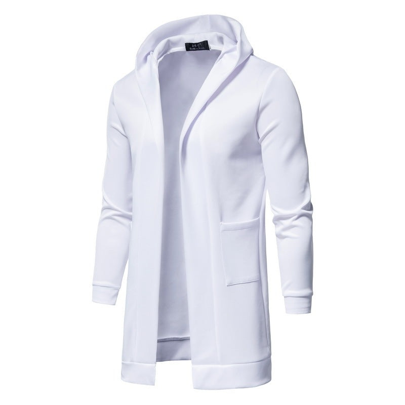 Fashion Mid-length Men's Hooded Windbreaker Men