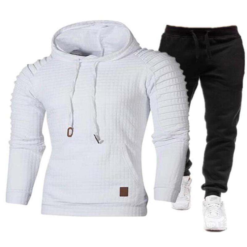 Jacquard Suit Hip-hop Hooded Sports Sweatshirt