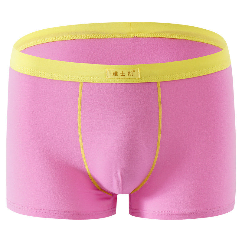 Plus Size Cotton Comfortable Sexy Solid Color Shorts Product information: Function: Breathable Fabric name: cotton Weave: Knitting Main fabric composition: cotton Style: boxer pants Color: white, yellow, red, black, apricot, watermelon red, sky blue, dark