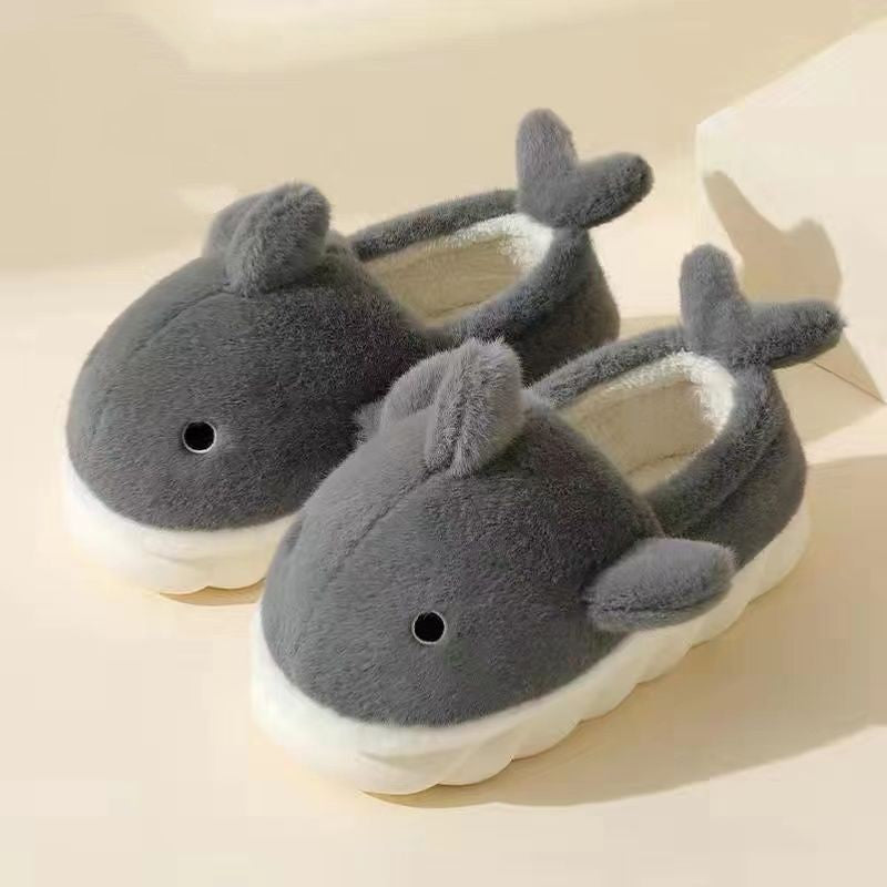 Household Warmth And Anti Slip Thick Soled Couple Slippers