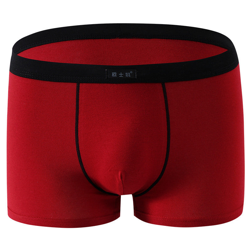 Plus Size Cotton Comfortable Sexy Solid Color Shorts Product information: Function: Breathable Fabric name: cotton Weave: Knitting Main fabric composition: cotton Style: boxer pants Color: white, yellow, red, black, apricot, watermelon red, sky blue, dark