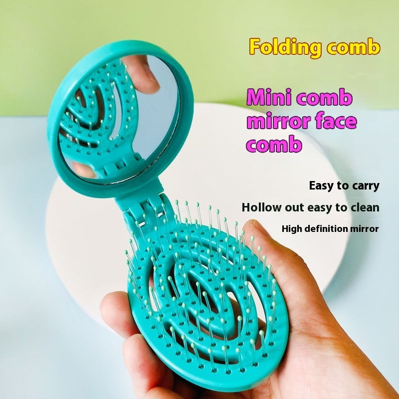 Household Portable Air Cushion Hollow Folding Massage Comb