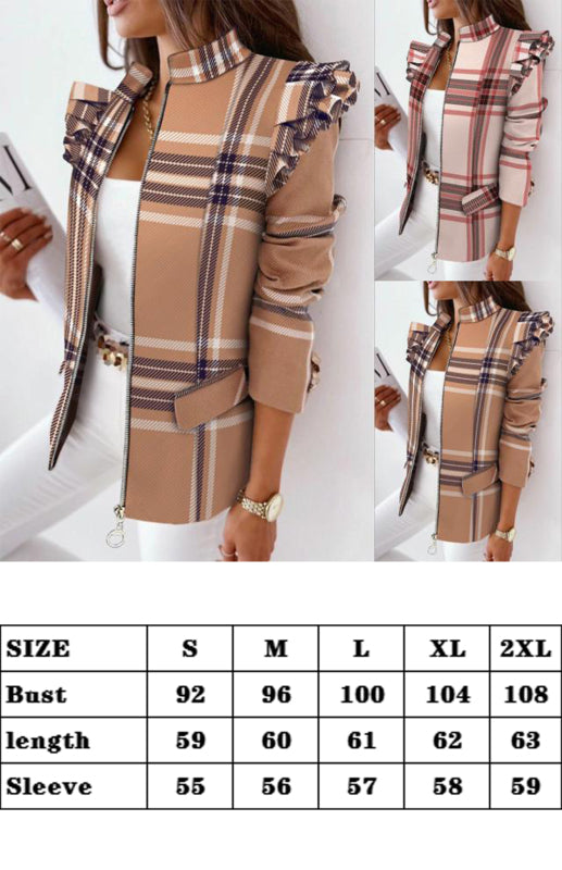 Long Sleeve Printed Coat